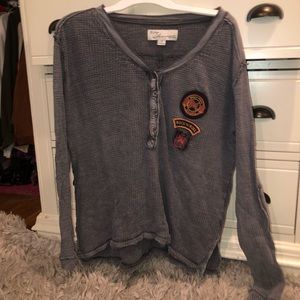 Patchwork Thermal Top